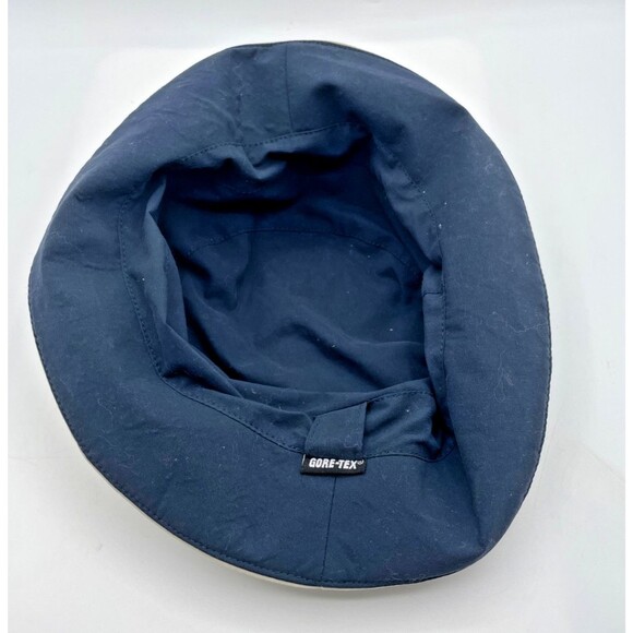 Retro Franz Bittner Gore-Tex Reversible Sun Hat Packable Beige Blue Bucket Hat - Picture 7 of 13